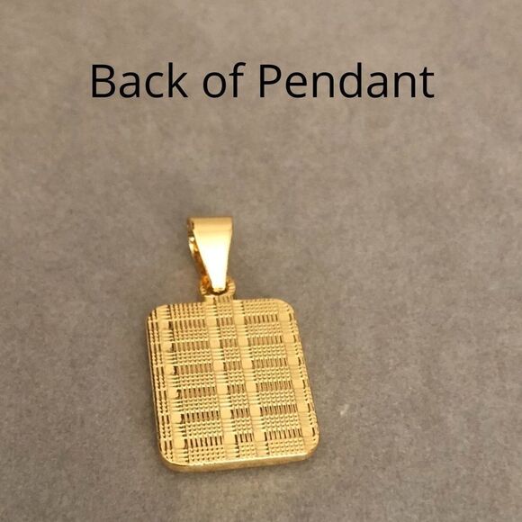 COPY -- 22” Gold Initial Letter Necklace - Picture 8 of 11